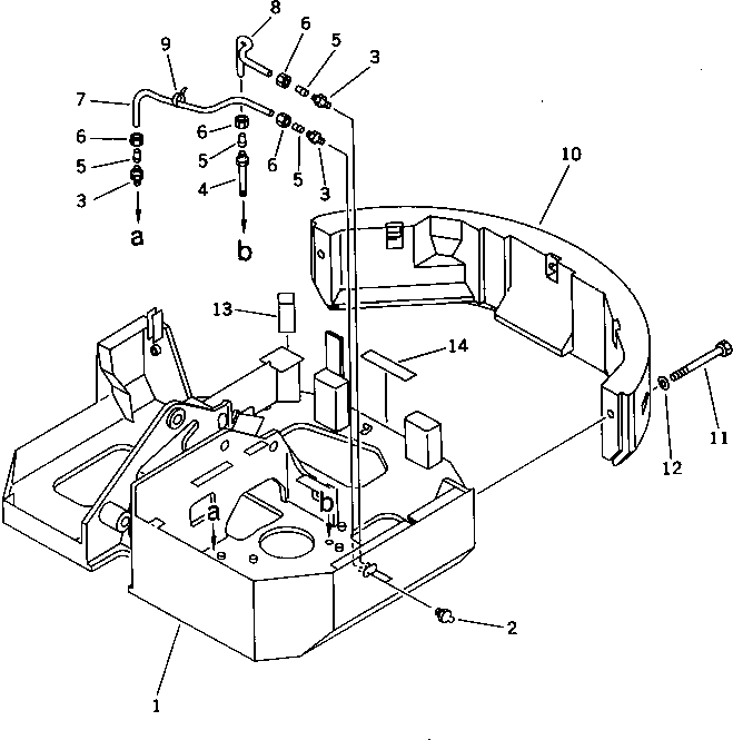 Excavators Komatsu / PC28UU-1 S/N 1001-UP(pc28uu-r) / REVOLVING FRAME(120220 : 4601)