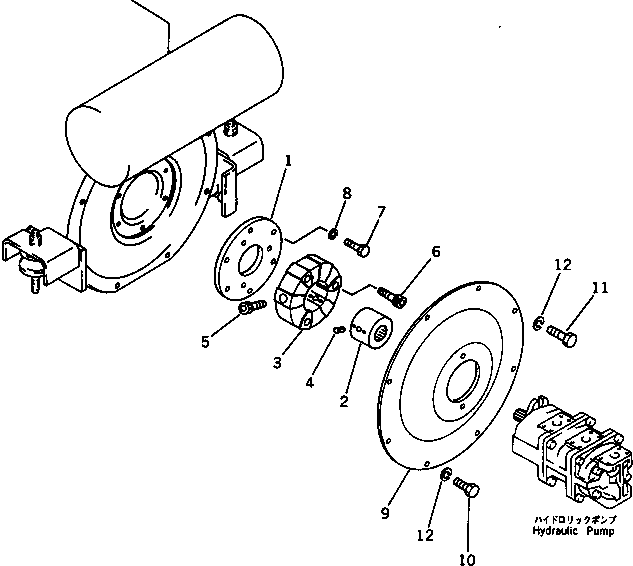 Excavators Komatsu / PC28UU-1 S/N 1001-UP(pc28uu0c) / POWER TAKE OFF(#1001-3652)(030030 : 1021)