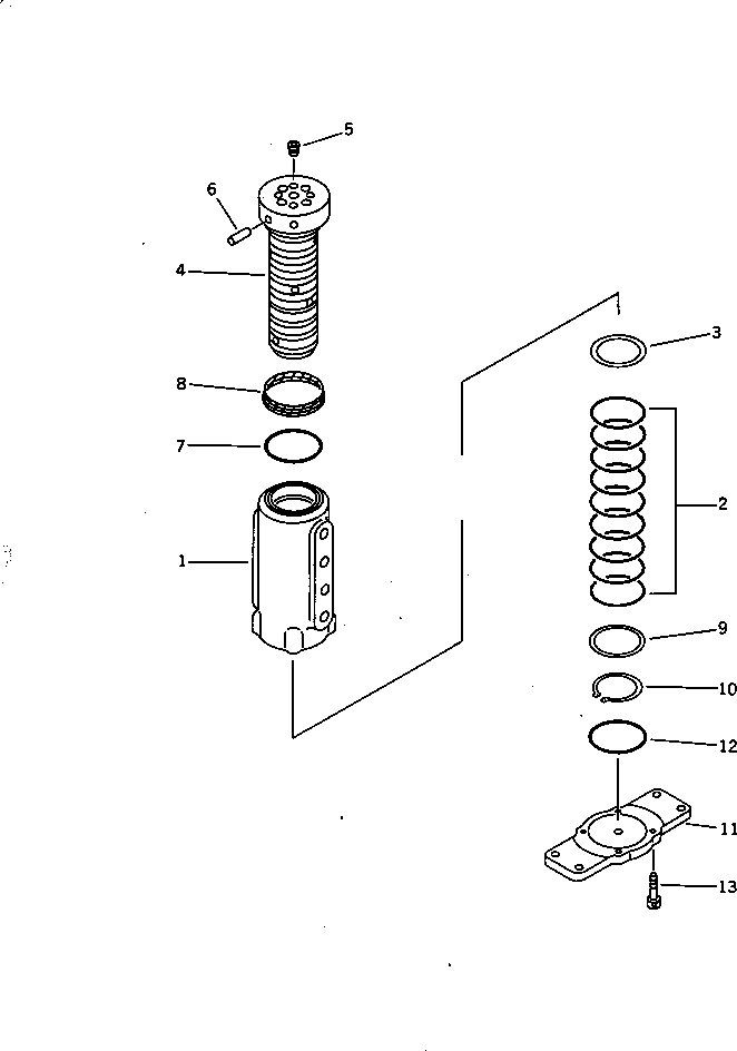 Excavators Komatsu / PC28UU-1 S/N 1001-UP(pc28uu0c) / SWIVEL JOINT (FOR POWER TILT MECHANICAL ANGLE BLADE)(#6588-)(180230 : 6403A)