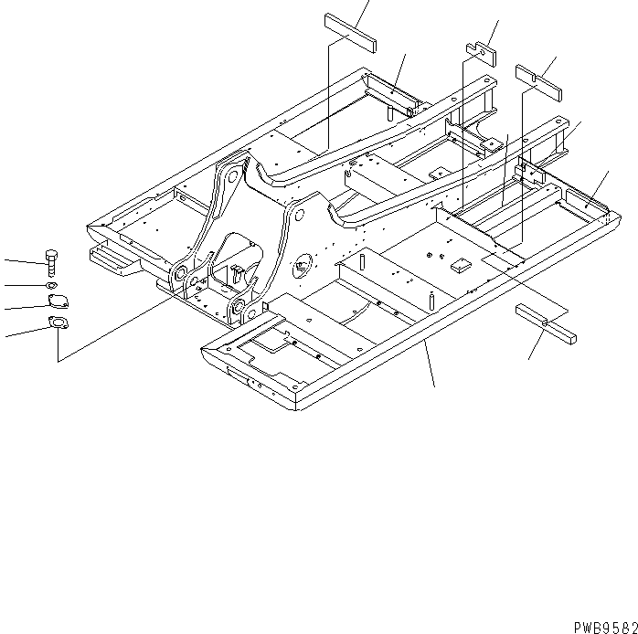 Excavators Komatsu / PC290LC-6K S/N K30001-UP(pc290l0u) / REVOLVING FRAME(180010 : J1110-01A0)