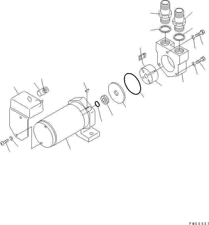 Komatsu parts book diagram for PC290LC-6K S/N K30001-UP: REFUELING PUMP (INNER PARTS)(#K30001-K30168)