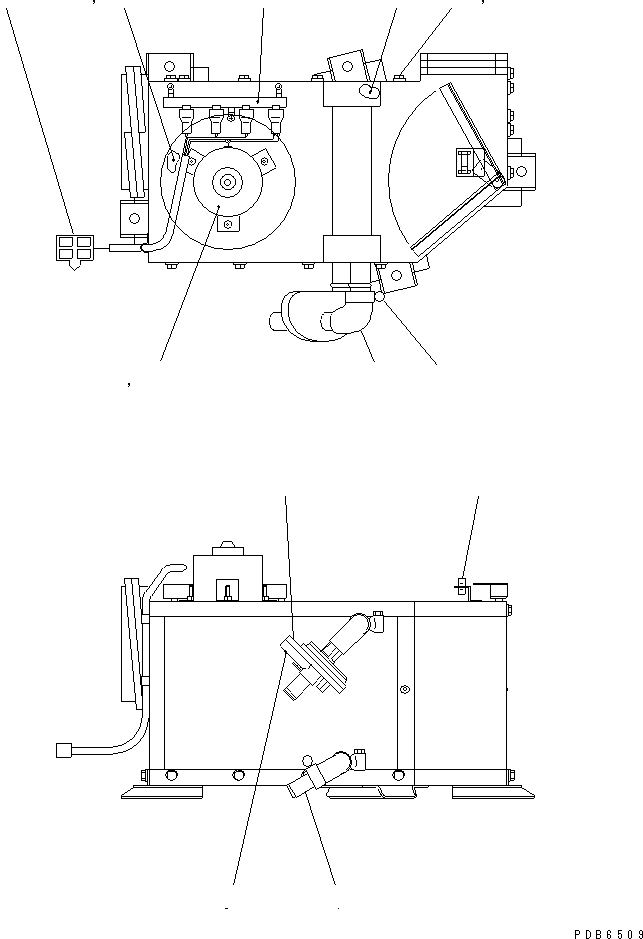 Komatsu parts book diagram for PC290LC-6K S/N K30001-UP: HEATER ASS'Y(#K30001-K30162)