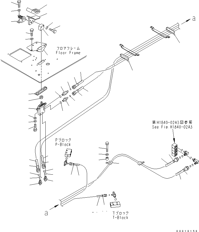 Excavators Komatsu / PC290LC-7K S/N K40001-UP(pc290lcu) / FLOOR FRAME (FOOT REST) (L.H.) (2 ATT)(#K40392-)(210386 : K1110-03A2)