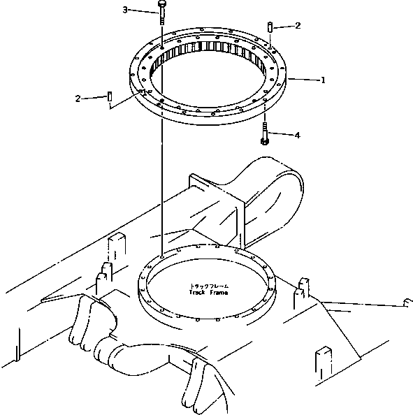 Excavators Komatsu / PC30-7 S/N 18001-UP(pc30-7r) / SWING CIRCLE(270010 : N1110-01A0)