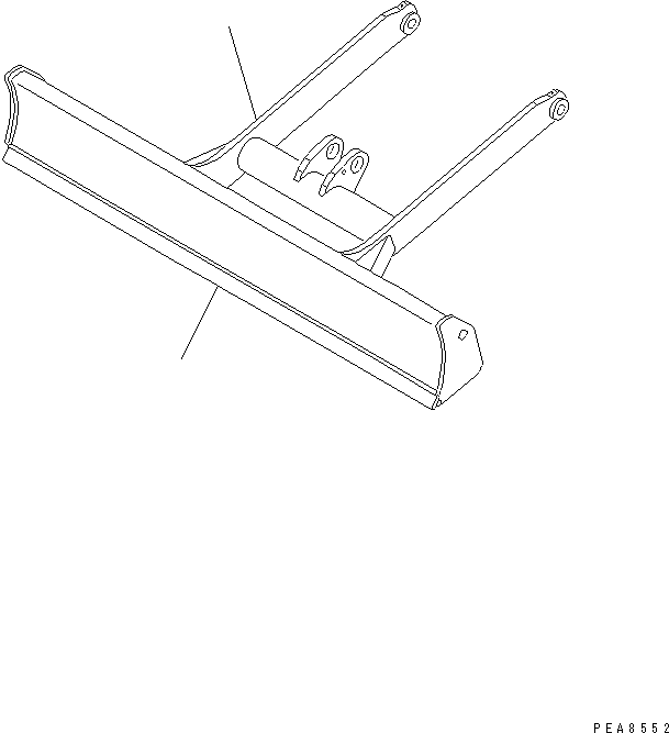 Excavators Komatsu / PC30-7 S/N 18001-UP(pc30-7r) / BLADE(#26423-)(510130 : Z0710-11A0)