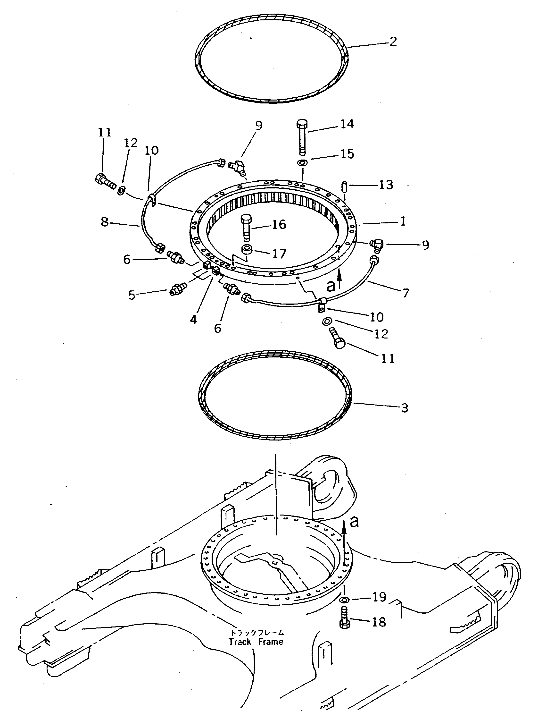 Excavators Komatsu / PC300 S/N 20001-UP (Mighty Spec)(pc300-0c) / SWING CIRCLE(060010 : 2501)