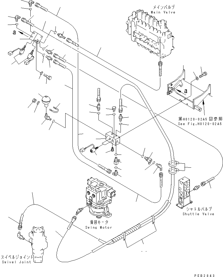 Komatsu parts book diagram for PC300-6Z S/N 30001-UP: SOLENOID VALVE (WITHOUT DRIFT PRIVENTIVE)(#30139-32999)