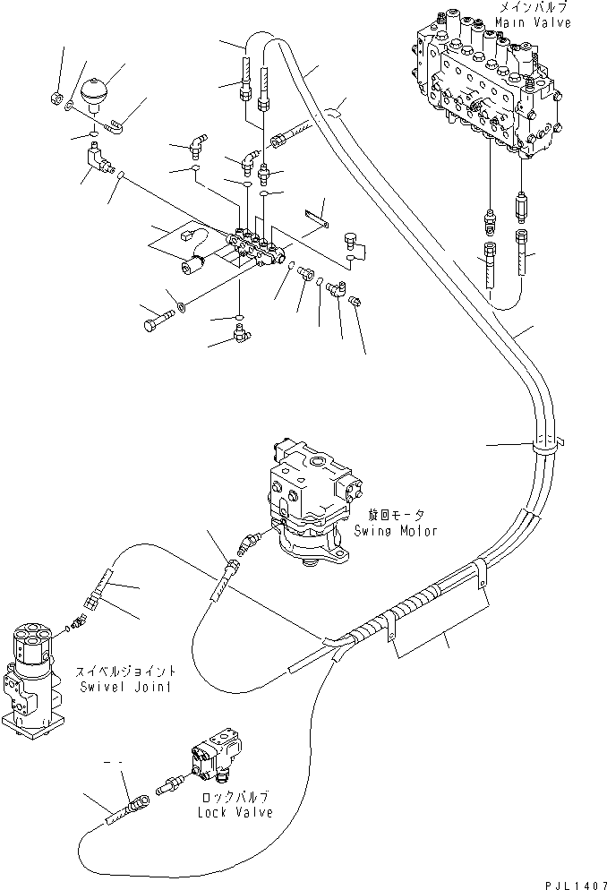 Komatsu parts book diagram for PC300-6Z S/N 30001-UP: SOLENOID VALVE(#33466-)
