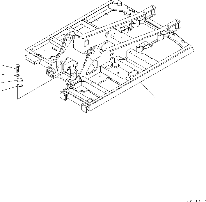 Komatsu parts book diagram for PC300-6Z S/N 30001-UP: REVOLVING FRAME (F.O.P.S.)(#33466-)