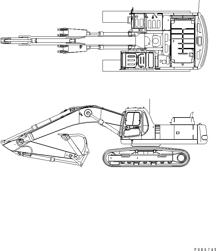 Komatsu parts book diagram for PC300-6Z S/N 30001-UP: PLATE (FOR PRE-FILTER)