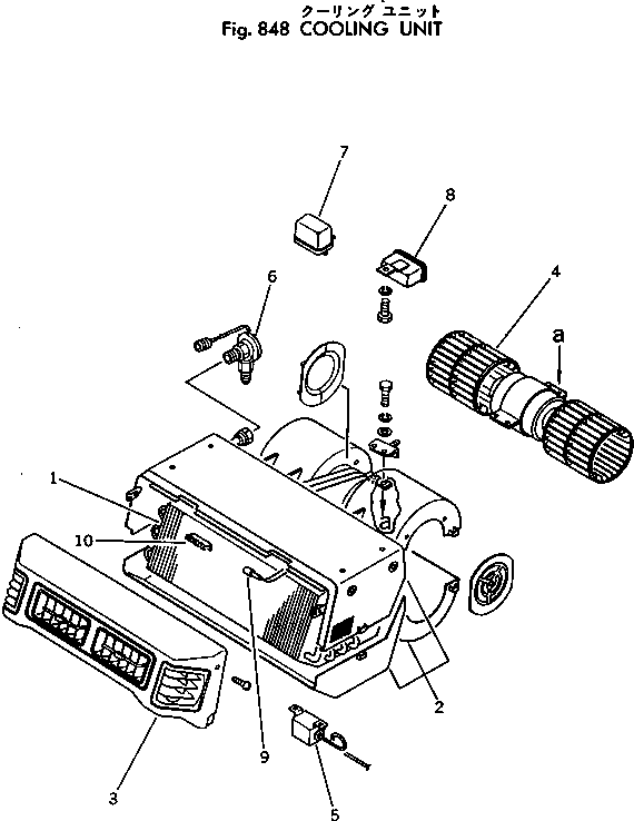 Excavators Komatsu / PC300-2 S/N 11001-UP(pc300-2c) / COOLING UNIT(240280 : 848)