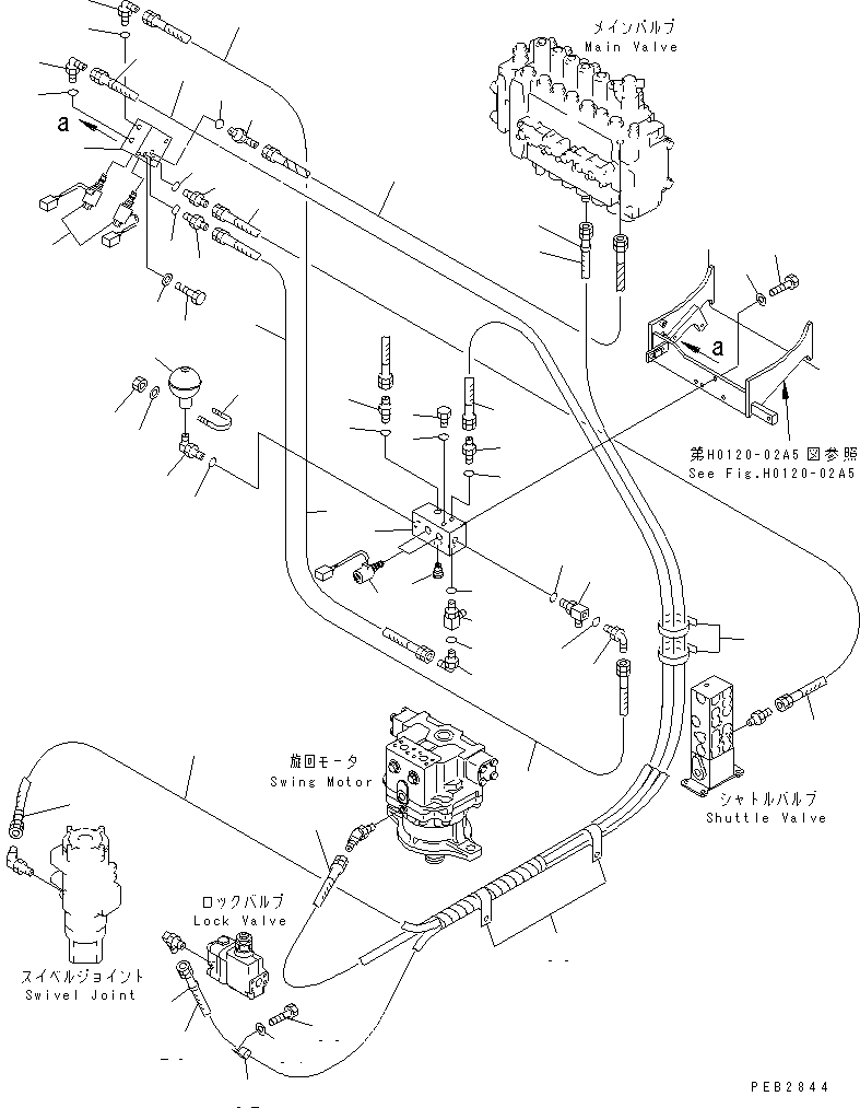 Komatsu parts book diagram for PC300-6Z S/N 30001-UP (Custom Spec.): SOLENOID VALVE (WITH DRIFT PRIVENTIVE)(#30139-32999)