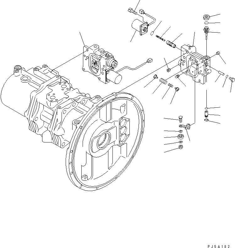 Komatsu parts book diagram for PC300-6Z S/N 30001-UP (Custom Spec.): MAIN PUMP (9/11) (MIZUGURI SPEC.)(#33920-)