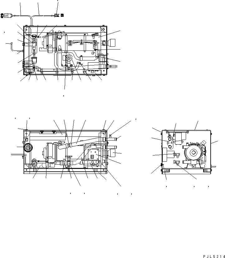 Komatsu parts book diagram for PC300-6Z S/N 30001-UP (Custom Spec.): PRE-HEATER(#30139-)