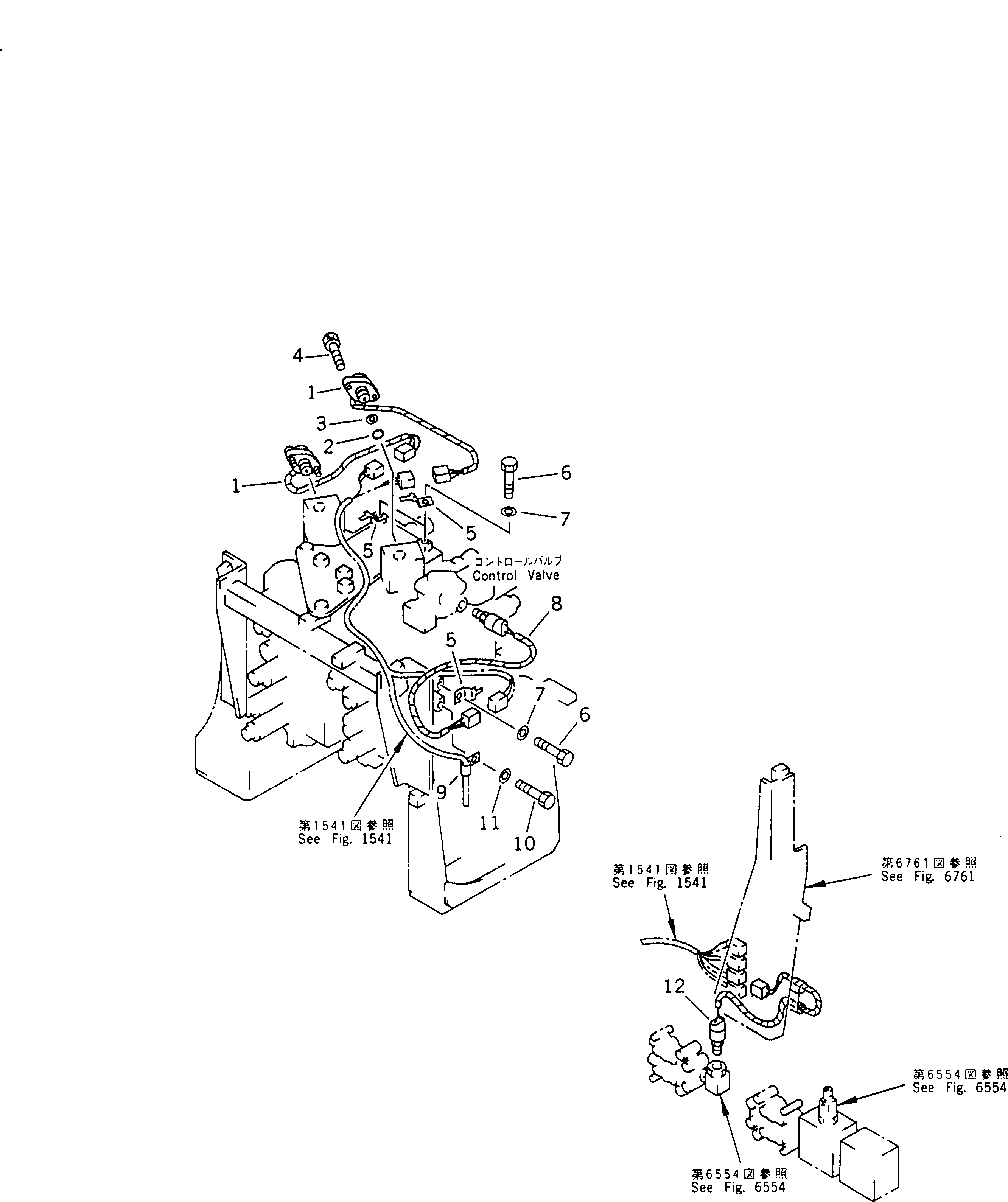 Excavators Komatsu / PC300-5K S/N K20001-UP(pc300-5u) / PRESSURE SENSOR AND PRESSURE SWITCH(030230 : 1505)