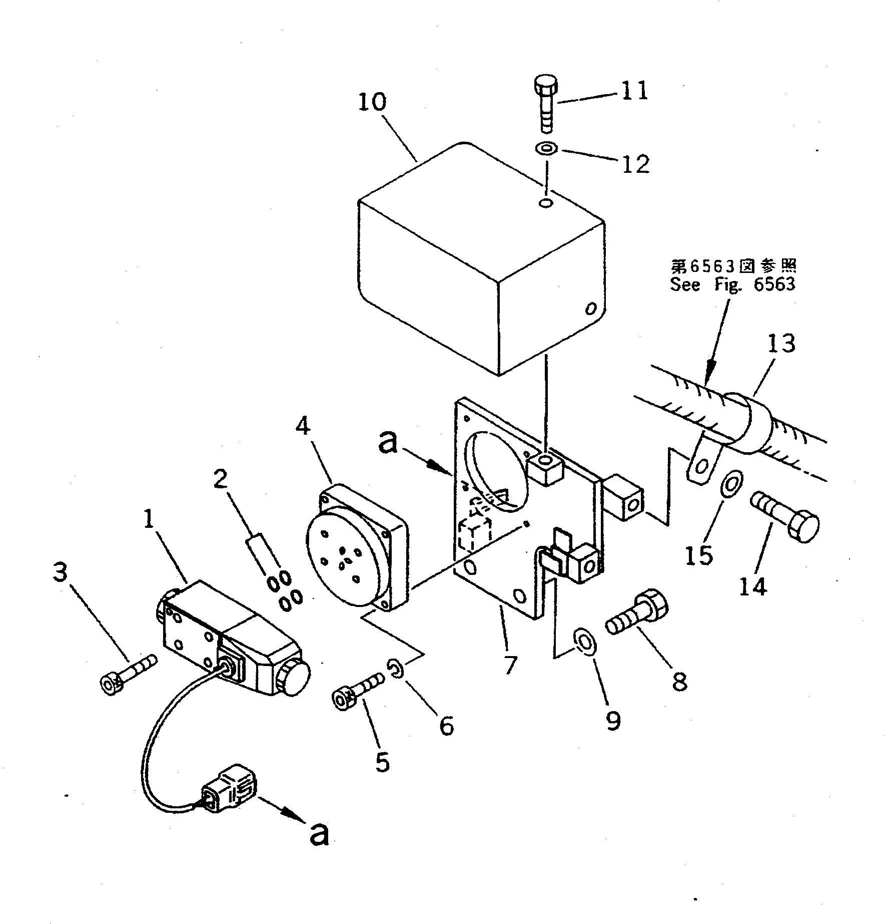 Excavators Komatsu / PC300-5K S/N K20001-UP(pc300-5u) / SOLENOID VALVE (ARM FINISHING OPERATION MODE)(180560 : 6561)