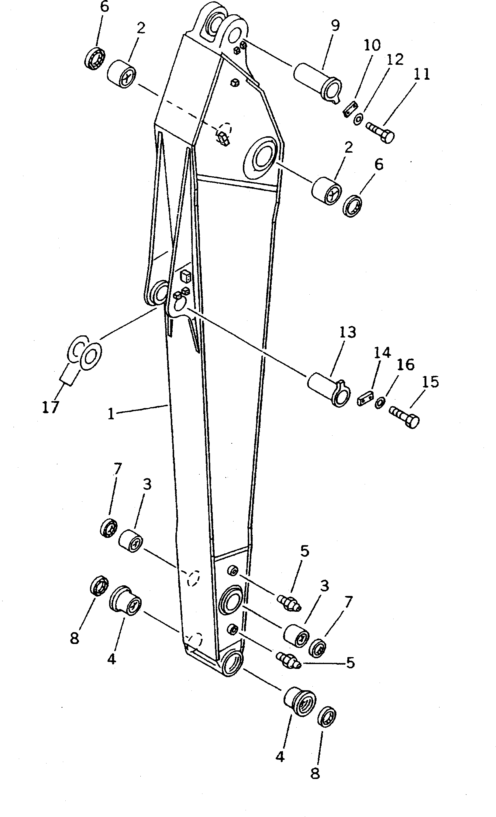 Excavators Komatsu / PC300-5K S/N K20001-UP(pc300-5u) / LONG ARM ? 4.0M(210150 : 7211)