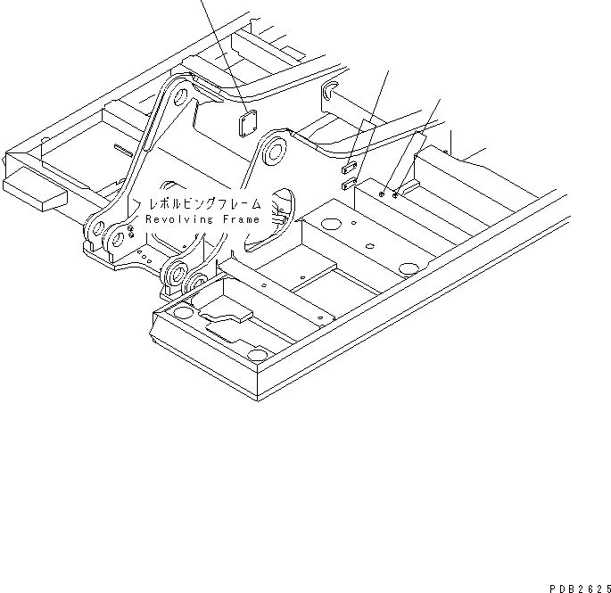 Komatsu parts book diagram for PC300-6 S/N 30001-UP: REVOLVING FRAME (FOR ADDITIONAL PIPING) (KIT)