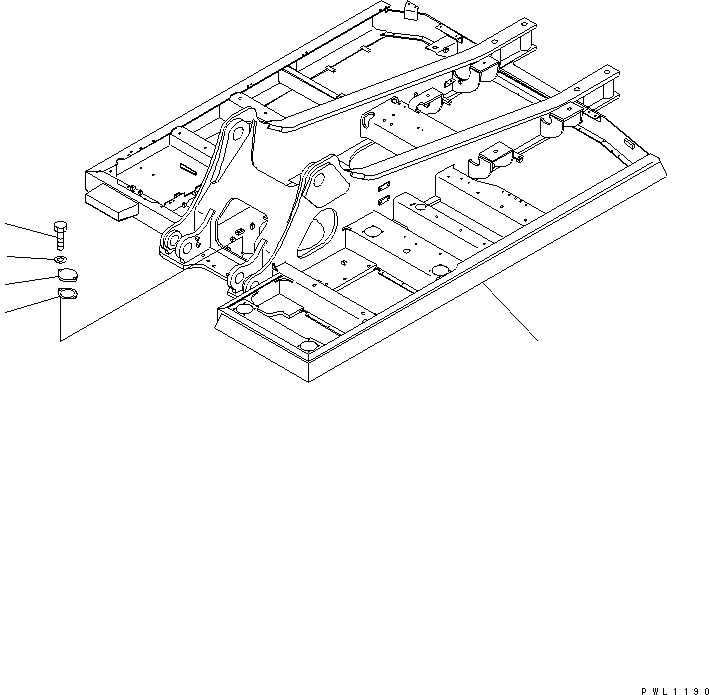 Komatsu parts book diagram for PC300-6 S/N 30001-UP: REVOLVING FRAME (COLD WEATHER A SPEC.)(#33466-)