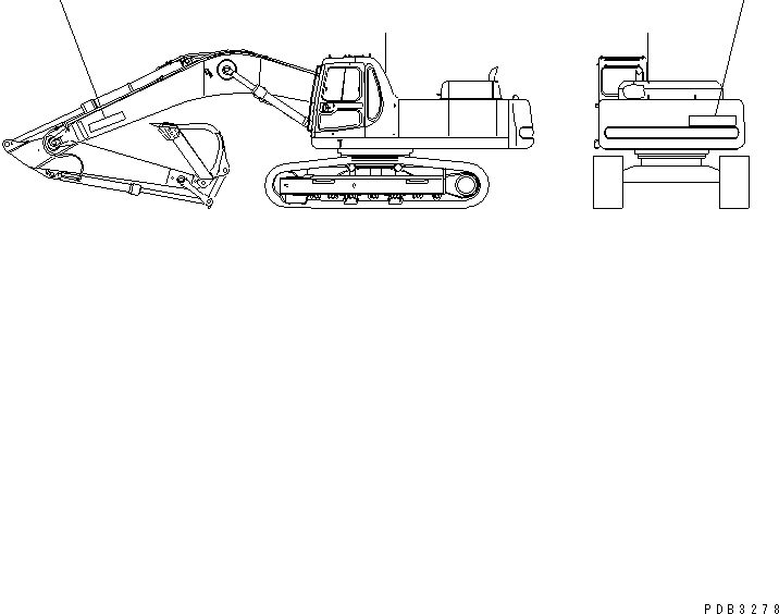 Komatsu parts book diagram for PC300-6 S/N 30001-UP: LOGO (ARABIC) (LARGE)(#30203-31209)