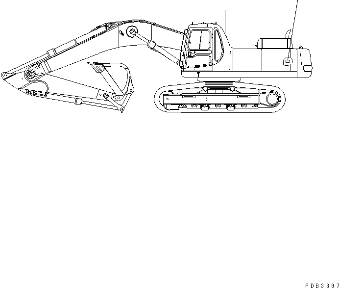 Komatsu parts book diagram for PC300-6 S/N 30001-UP: PLATE (BY-PASS LINE)(#30001-32999)