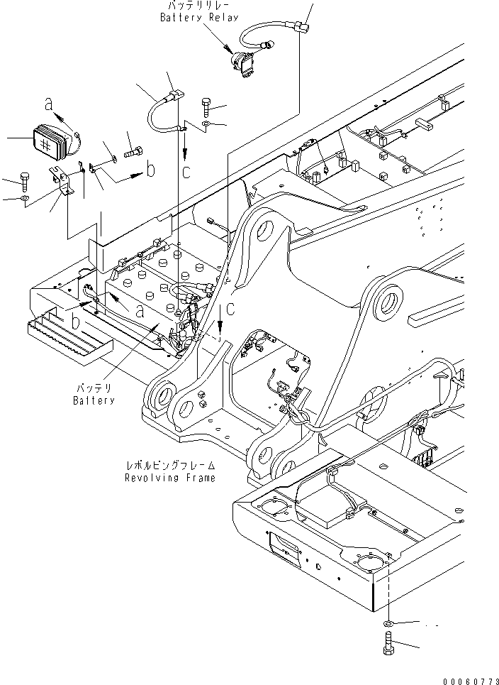 Excavators Komatsu / PC300-8 S/N 60001-60021(pc300-bc) / ELECTRIC WIRING (WORKING LAMP)(#60001-)(120090 : E0200-05A0)