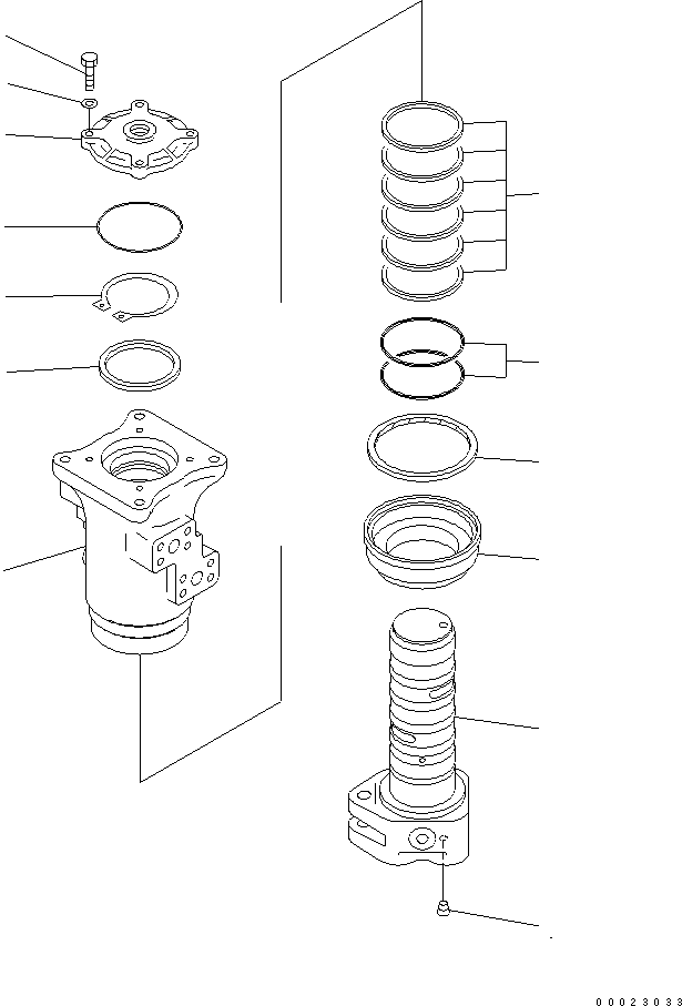 Excavators Komatsu / PC300-8 S/N 60001-60021(pc300-bc) / SWIVEL JOINT(480480 : Y1627-01A0)