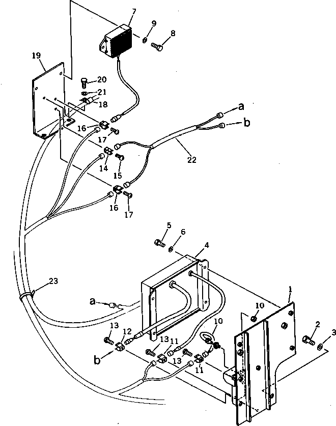 Excavators Komatsu / PC300LC-3 S/N 12001-UP(pc300l4r) / ELECTRICAL SYSTEM (WIRING) (4/4) (WITH AUTO DECELERATION ? SWING MECHANICAL BRAKE ? 3-STAGE)(030290 : 1437)