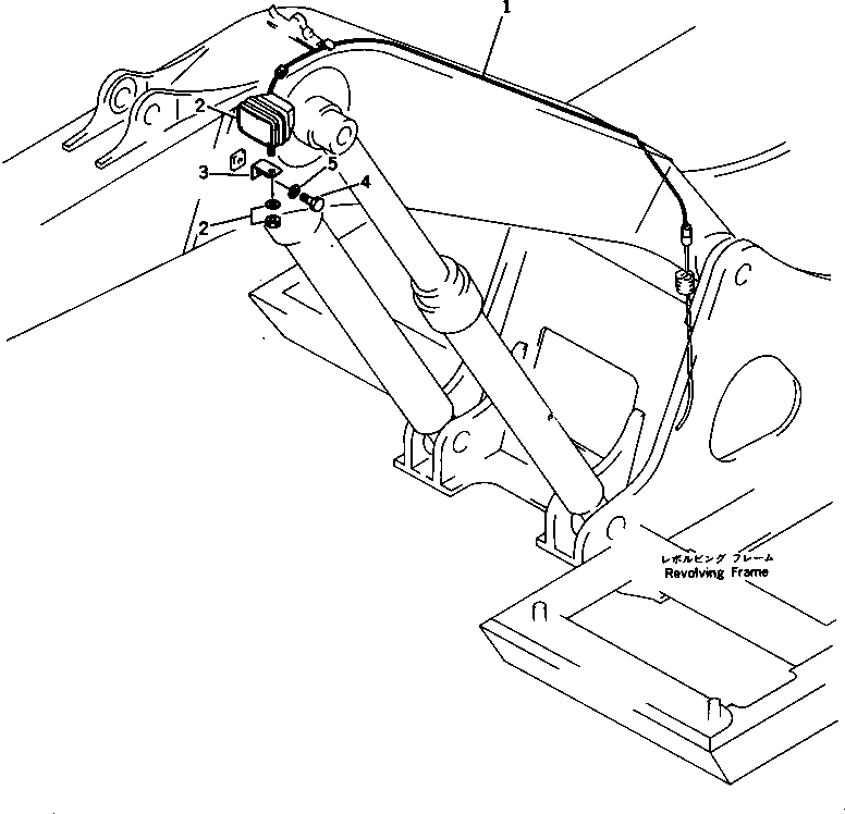 Excavators Komatsu / PC300LC-3 S/N 12001-UP(pc300l4r) / ELECTRICAL SYSTEM (WIRING) (ATTACHMENT SIDE)(030300 : 1451)