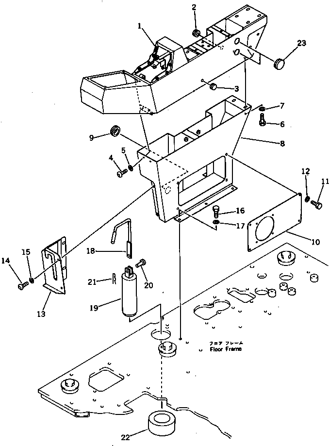 Excavators Komatsu / PC300LC-3 S/N 12001-UP(pc300l4r) / WRIST CONTROL AND STAND ? R.H. (1/2)(#12001-12600)(120140 : 4433)