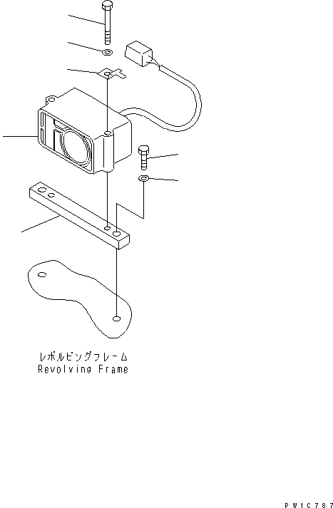 Excavators Komatsu / PC300LC-7-BA S/N 40001-UP(pc300l5r) / TRAVEL ALARM(120140 : E0420-01A0)