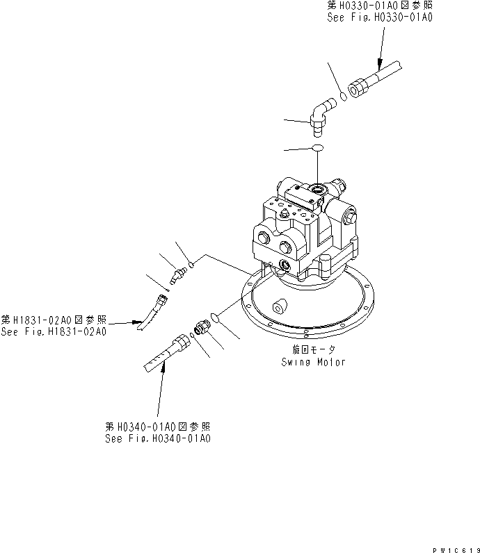 Excavators Komatsu / PC300LC-7-BA S/N 40001-UP(pc300l5r) / SWING MOTOR (CONNECTING PARTS)(270040 : N1220-01A0)