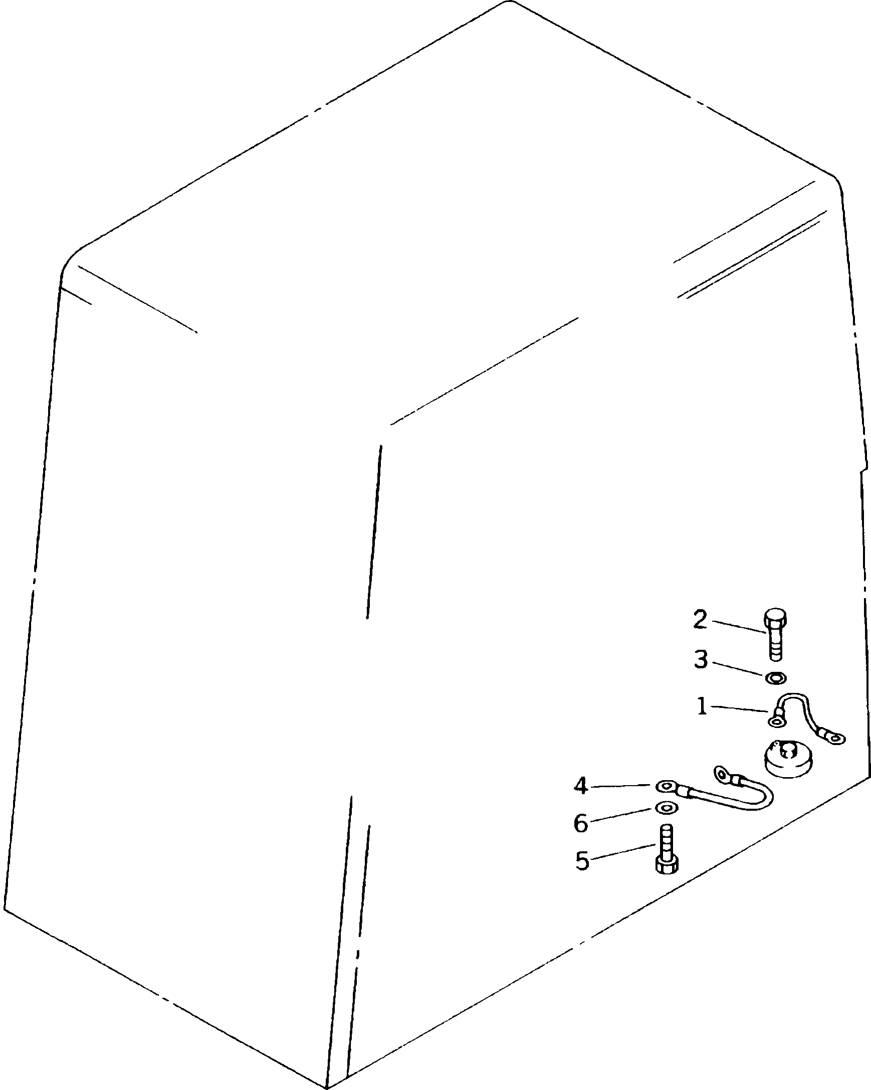 Komatsu parts book diagram for PC300LC-5K S/N K20001-UP: WIRING IN CAB (FOR WIPER MOTOR AND GROUND CONNECTION)