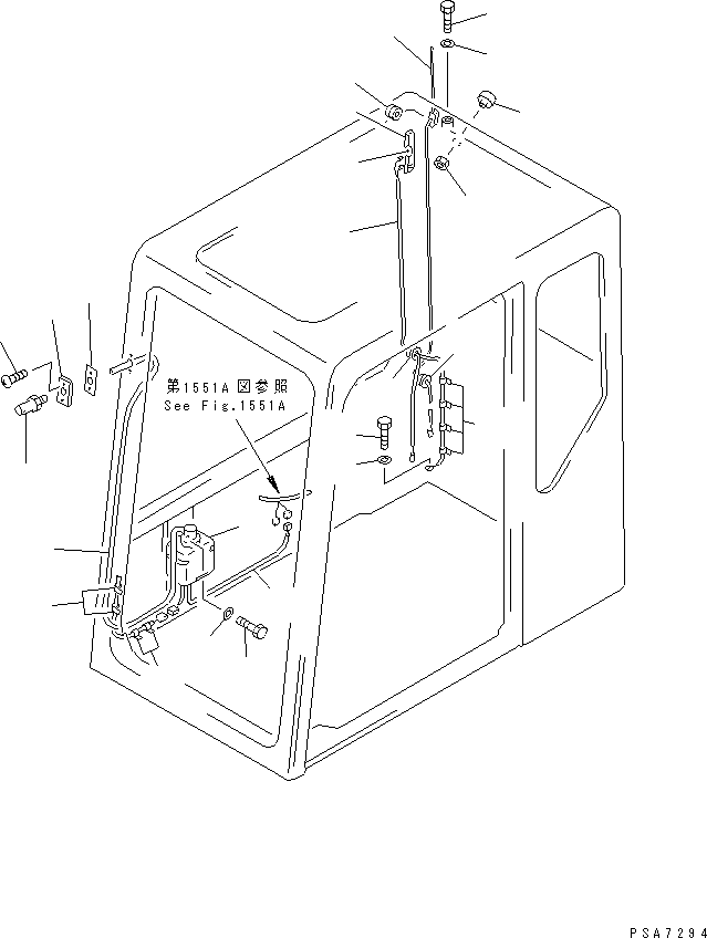 Komatsu parts book diagram for PC300LC-5K S/N K20001-UP: OPERATOR'S CAB (4/6) (WINDOW WASHER AND ELECTRICAL SYSTEM)       (TBG SPEC.) (EC SAFETY REGULATION)(#K20407-)