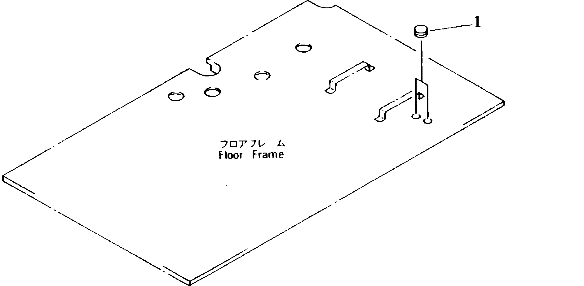 Komatsu parts book diagram for PC300LC-5K S/N K20001-UP: HEATER-LESS