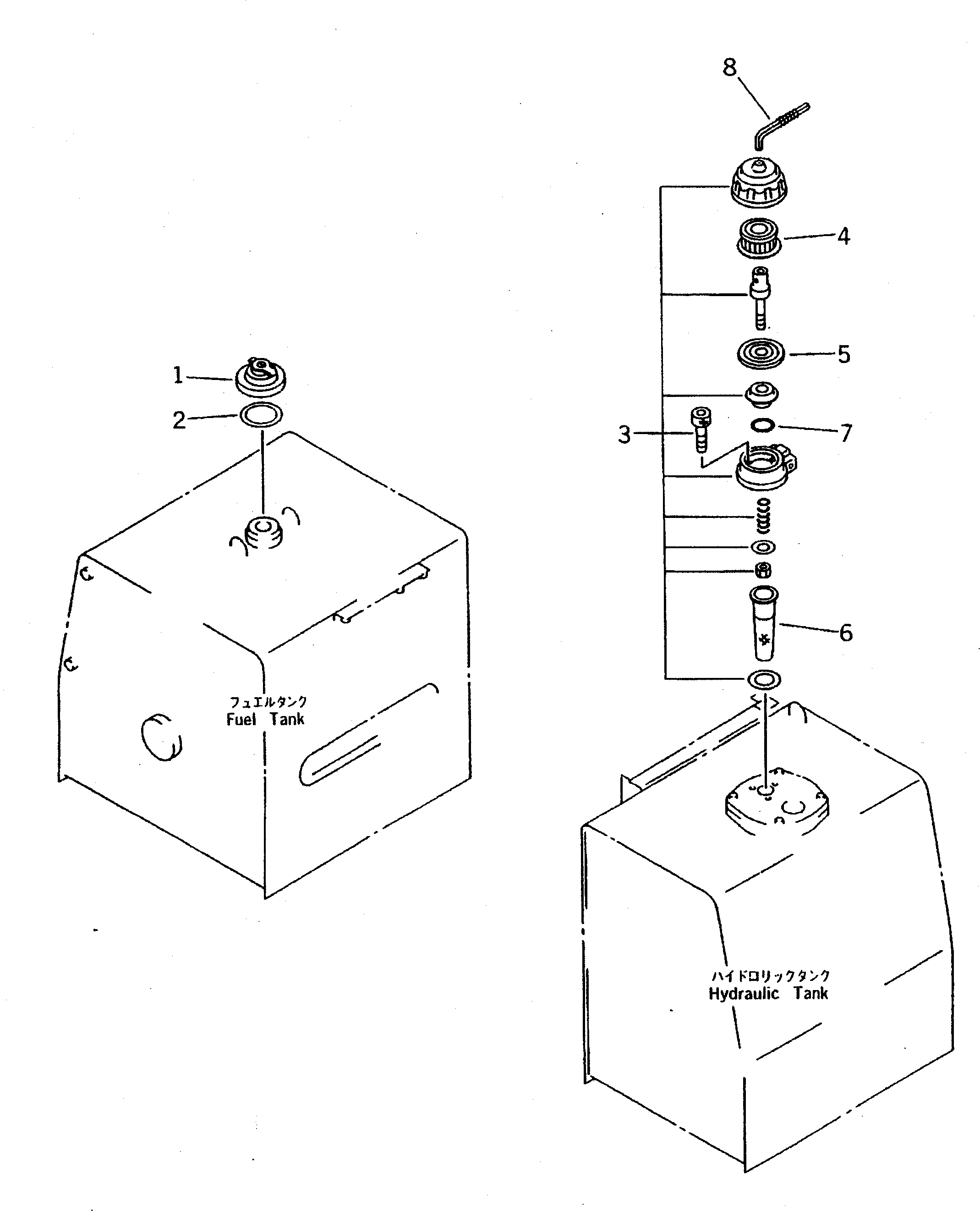 Komatsu parts book diagram for PC300LC-5K S/N K20001-UP: VANDALISM PROTECTION