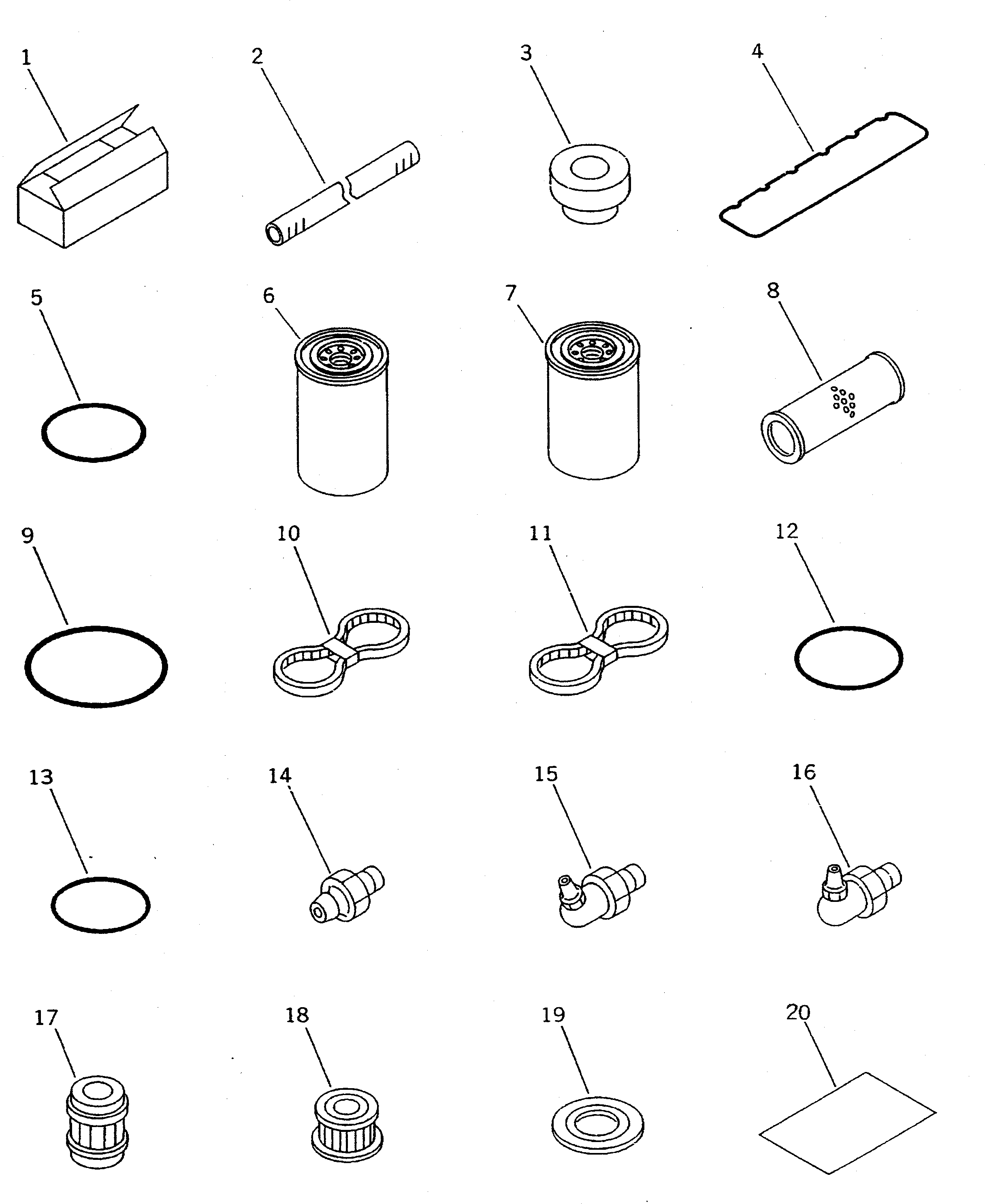 Komatsu parts book diagram for PC300LC-5K S/N K20001-UP: SPARE PARTS