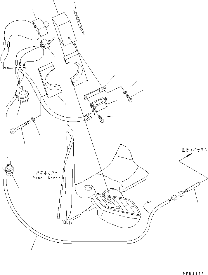 Excavators Komatsu / PC300SC-6 S/N 10001-UP(pc300scr) / WIRING (ALARM LAMP AND SWITCH) (PC300SC)(#10001-12000)(120120 : E0200-08A0)