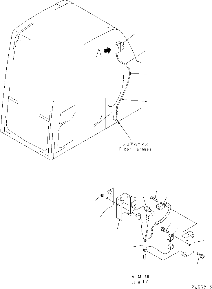 Excavators Komatsu / PC300SC-6 S/N 10001-UP(pc300scr) / WIRING (ELECTRONIC HARNESS)(#12001-12002)(120130 : E0200-08A1)