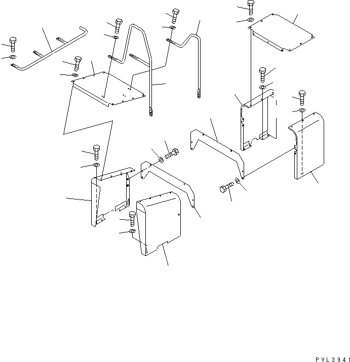 Excavators Komatsu / PC300SC-6 S/N 10001-UP(pc300scr) / PARTITION(#12001-)(240120 : M1160-02A0)