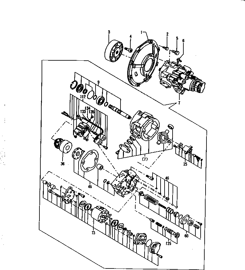 Excavators Komatsu / PC30FR-1 S/N 10001-UP(pc30fr-r) / HYDRAULIC PUMP(150020 : 6101-40)