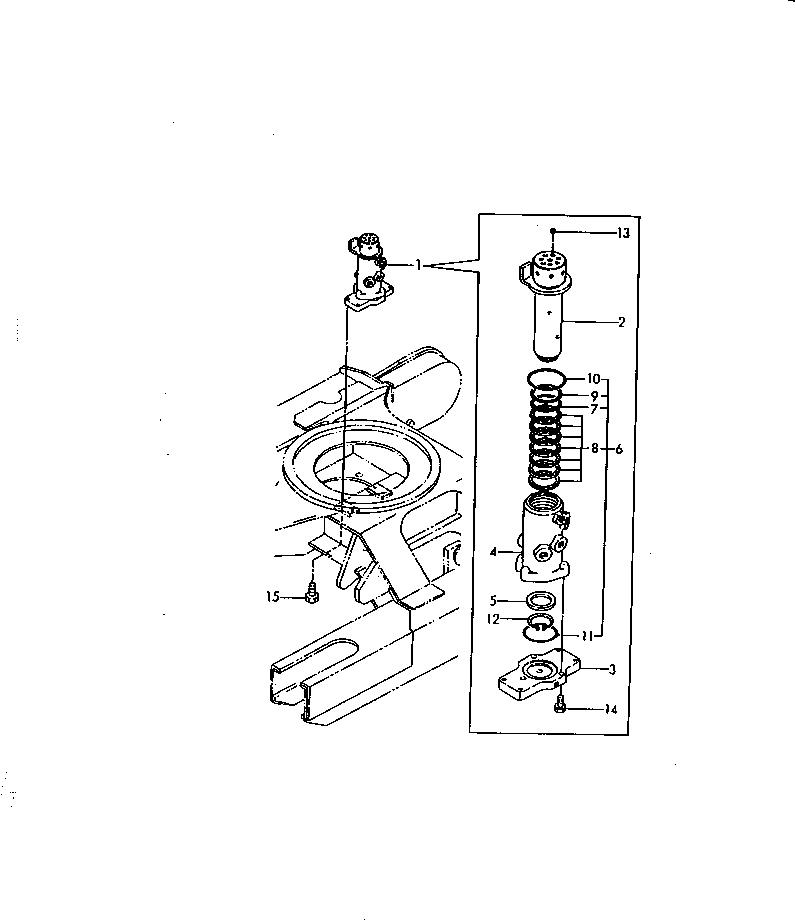 Excavators Komatsu / PC30FR-1 S/N 10001-UP(pc30fr-r) / SWIVEL JOINT(150030 : 6151-49)