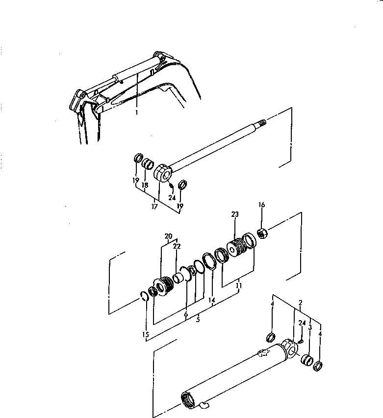 Excavators Komatsu / PC30FR-1 S/N 10001-UP(pc30fr-r) / ARM CYLINDER(#11001-)(180080 : 7241-43A)