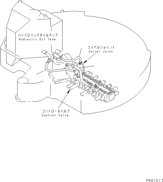 Excavators Komatsu / PC30FR-2 S/N 20001-UP(pc30fr0r) / PERIODICAL REPLACEMENT CRITICAL PARTS (3/3) (HYDRAULIC RET.HOSE)(450050 : Z0200-03A0)