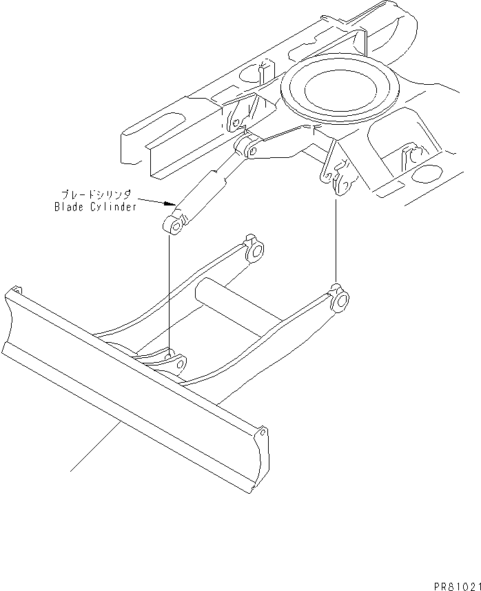 Excavators Komatsu / PC30FR-2 S/N 20001-UP(pc30fr0r) / BLADE(450130 : Z0710-01A0)