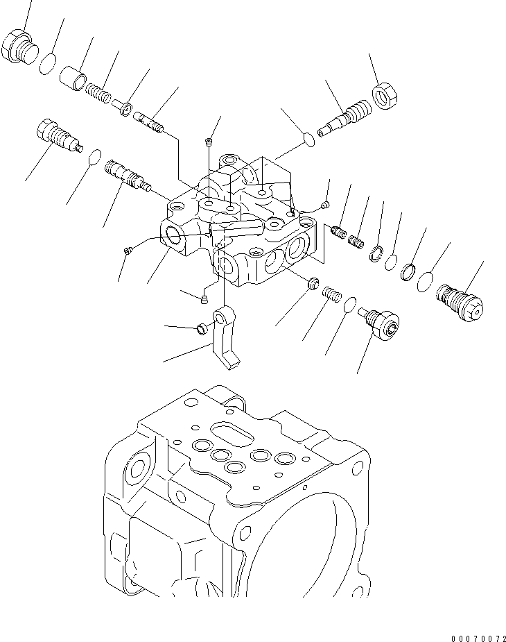 Excavators Komatsu / PC30MR-3(JPN)-FOR CANOPY S/N 30001-UP(pc30mr-b) / MAIN PUMP (3/5)(390050 : Y1600-03A0)