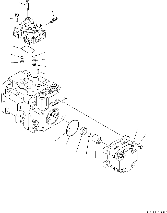 Excavators Komatsu / PC30MR-3(JPN)-FOR CANOPY S/N 30001-UP(pc30mr-b) / MAIN PUMP (5/5)(390070 : Y1600-05A0)
