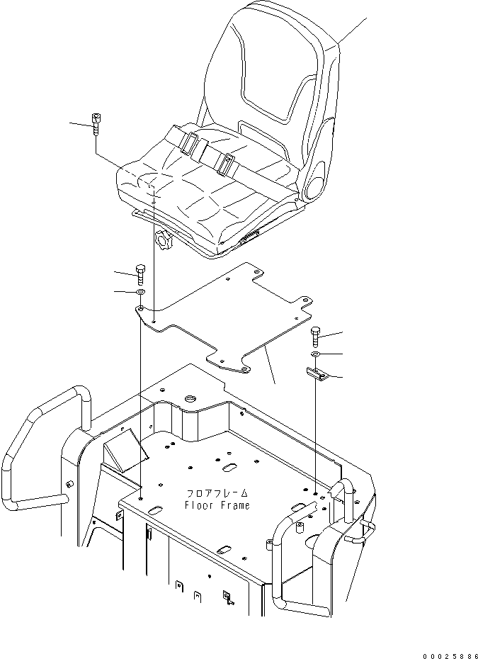 Excavators Komatsu / PC30MR-2 S/N 20001-UP (Canopy Spec.)(pc30mr0c) / OPERATOR