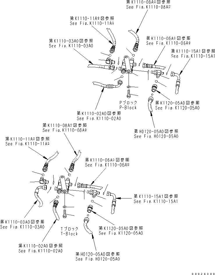 Excavators Komatsu / PC30MR-2 S/N 20001-UP (Canopy Spec.)(pc30mr0c) / FLOOR FRAME (BLOCK) (1 ATT.) (CANOPY)(210100 : K1110-04A1)