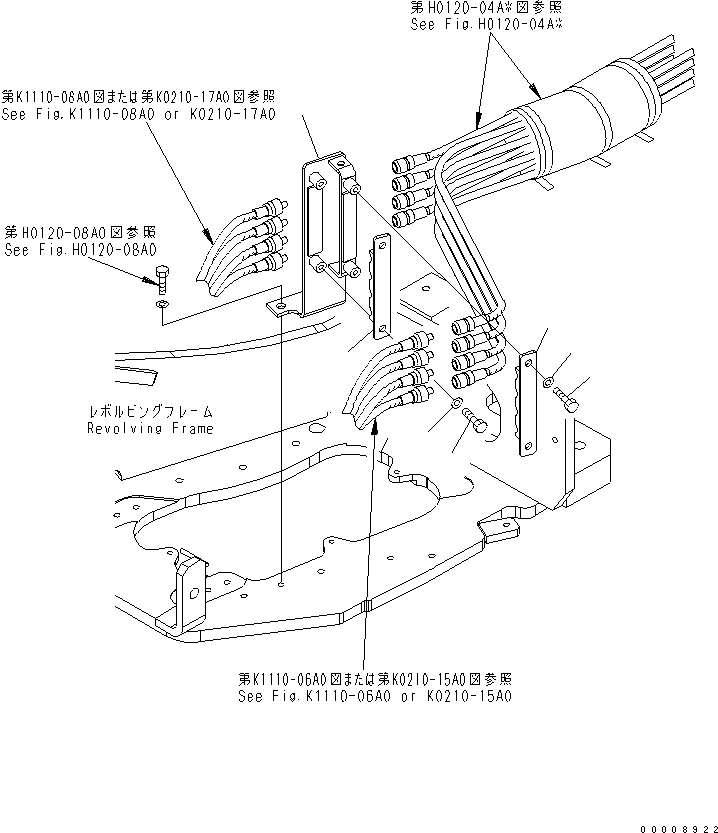 Excavators Komatsu / PC30MR-2-A S/N 20001-UP(pc30mr0r) / MAIN VALVE (PPC BRACKET)(150080 : H0120-06A0)